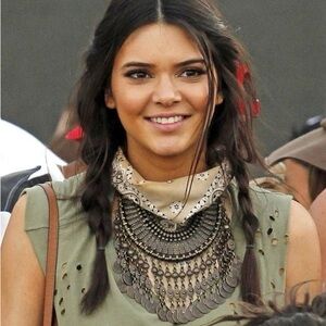 Free People Antalya Silver Coin Collar Necklace